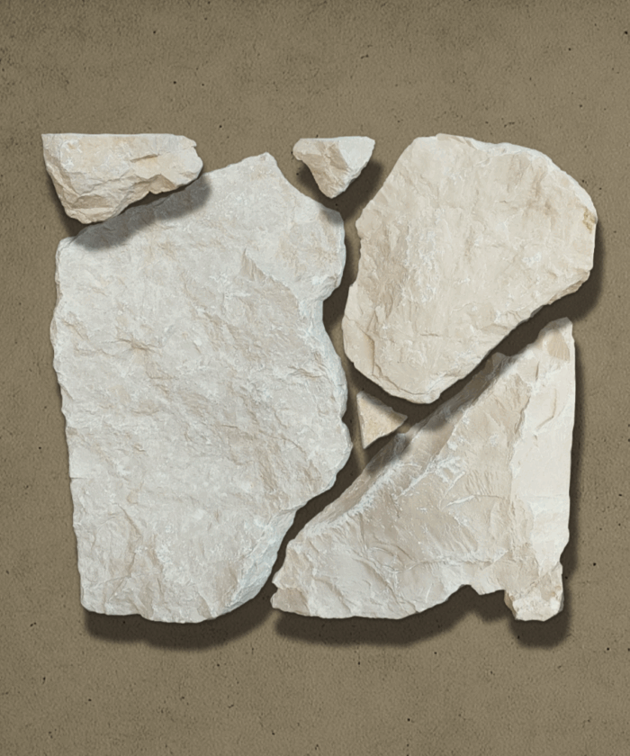 Origin Series Whitehaven free form loose random wall cladding with textured natural stone pieces in Brisbane QLD Australia