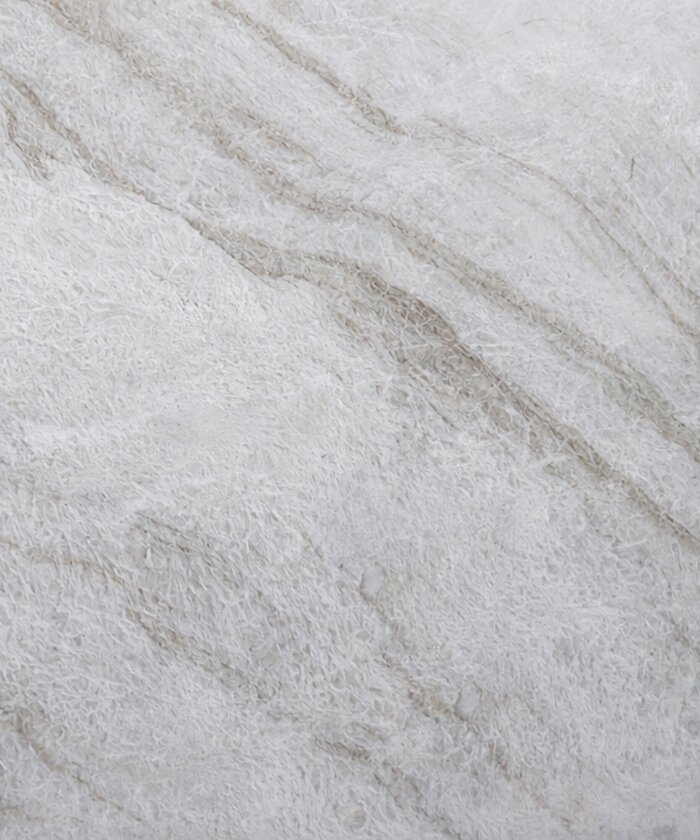 Naica quartzite satin finish close up slab detail with soft white and warm beige veining at Sunshine Coast QLD Australia