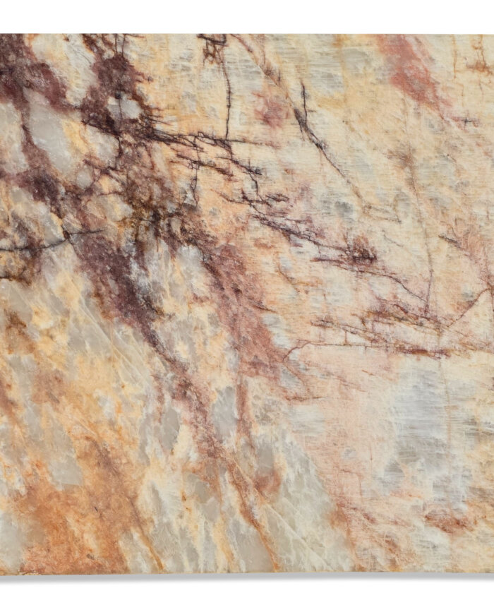 Crystallo Blush quartzite honed finish with warm beige cream and soft blush tones slab detail at Sunshine Coast QLD Australia