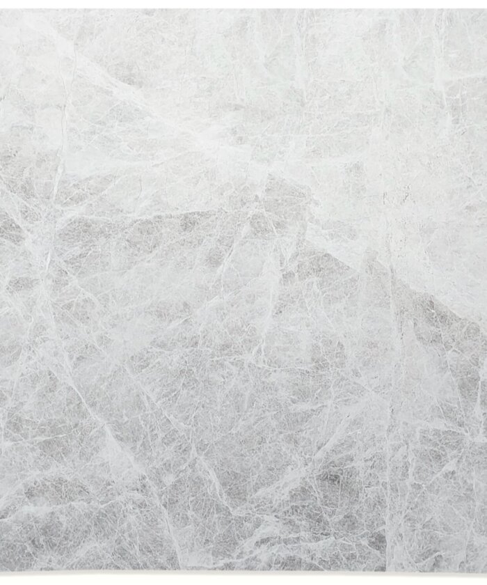 Silver Shadow marble honed finish with soft white and light grey veining slab detail at Sunshine Coast QLD Australia