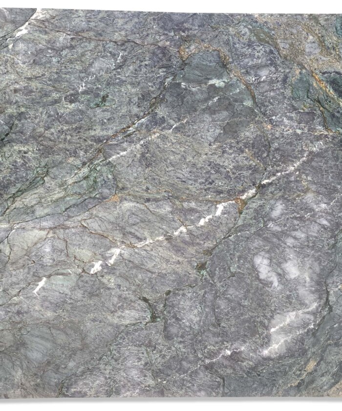 Bora Bora quartzite honed finish full slab with layered grey green tones and natural veining at Sunshine Coast QLD Australia