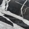 Copacabana granite satin finish 20mm close up texture with bold black base and striking white veining in Sunshine Coast QLD Australia